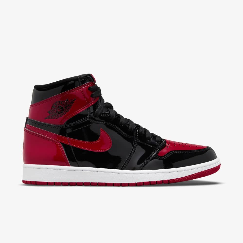 Black patent leather air jordans online